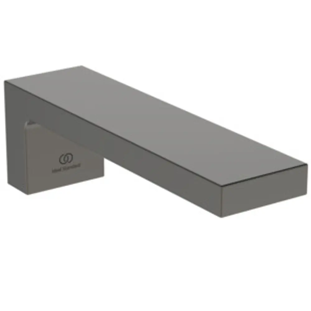 Wandauslauf in moderner Form von Ideal Standard, mit gerader Linie und ohne sichtbare Bedienelemente, in einem neutralen Farbton. Ideal für zeitgemäße Badezimmergestaltung.